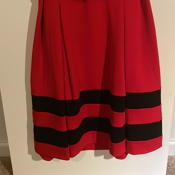 Calvin Klein Belted Striped Dress, Size 12P - Picture 3 of 5